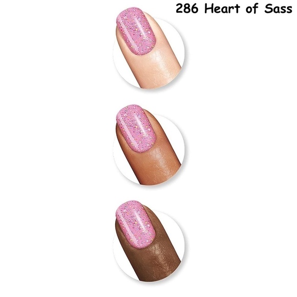 💖3/$15💖 Sally Hansen Hard as Nails Xtreme Wear Polish *286 Heart of Sass* - Picture 2 of 5